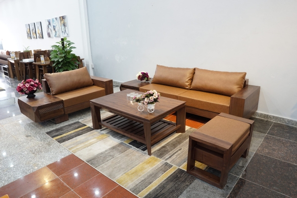 Bàn trà sofa phòng khách - Phong cách hiện đại