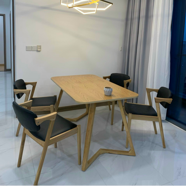 Bộ bàn ghế gỗ chất lượng cao cho phòng ăn hiện đại