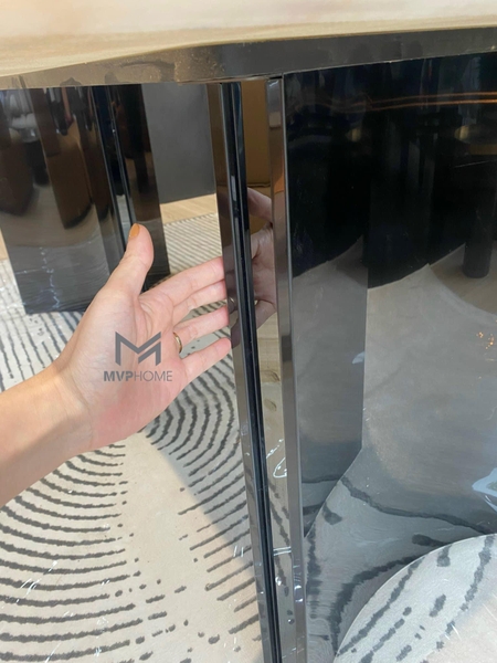 Bàn Marble Pandora - Chân thép không han rỉ
