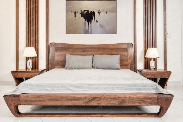 Giường ngủ gỗ sồi hiện đại, đẹp mắt 2023