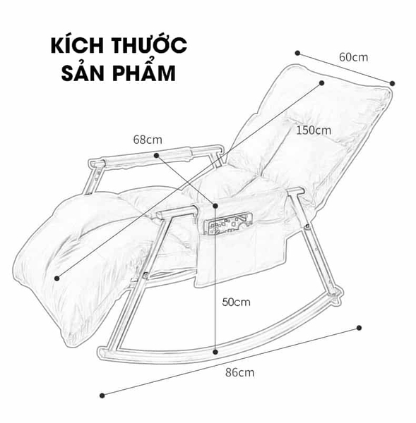 Kích thước tiêu chuẩn ghế thư giãn 2024