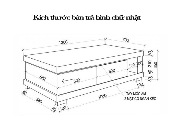Tư vấn chọn bàn trà tốt nhất -  Lựa chọn bàn trà theo phong cách phòng khách