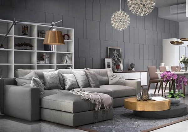 Màu ghi xám đem lại vẻ đẹp sự sang trọng