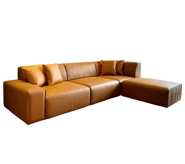 Sofa góc da hàn hiện đại