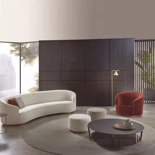 sofa nỉ diamond SF018 trong phòng khách sang trọng