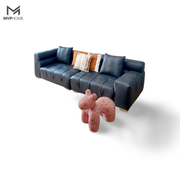 Sofa văng micro - da bò thật