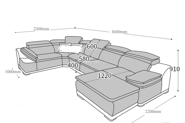 Tìm hiểu kiểu dáng và kích thước ghế sofa da