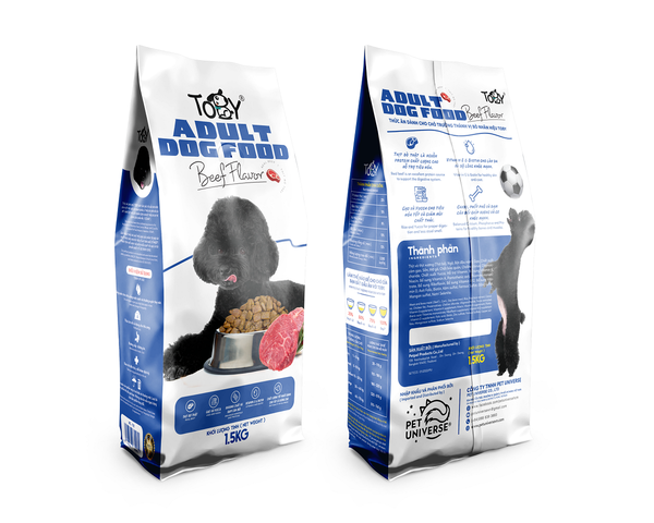 TOBY - Hạt khô cho chó trưởng thành vị bò / Adult dog food - Beef Flavor