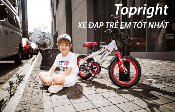 Xe đạp trẻ em Topright Super Hero