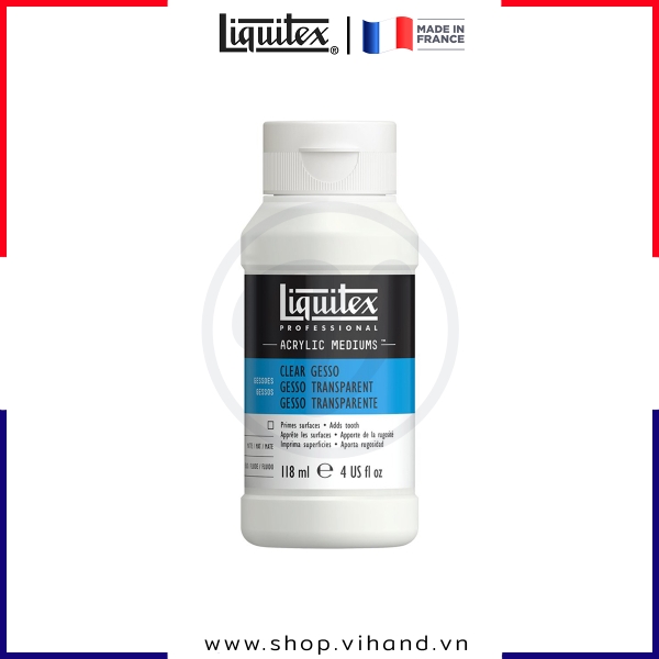 Sơn lót nền cao cấp dạng trong suốt Liquitex Professional Acrylic Clear Gesso - 118ml (8Oz)