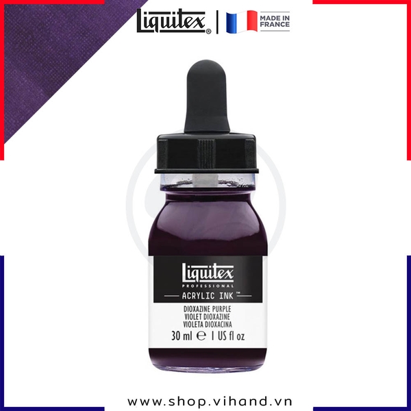 Mực acrylic cao cấp Liquitex Professional Acrylic Ink 186 Dioxazine Purple - 30ml (1Oz)