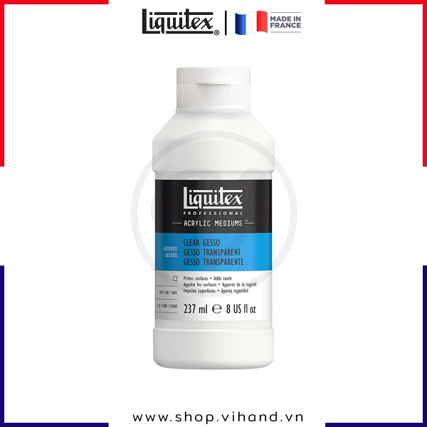 Sơn lót nền cao cấp dạng trong suốt Liquitex Professional Acrylic Clear Gesso - 237ml (8Oz)