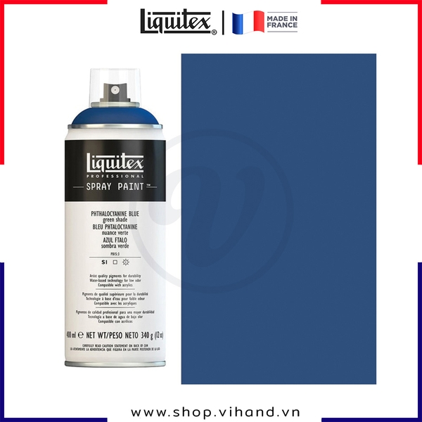 Bình sơn xịt cao cấp Liquitex Professional Spray Paint 316 Phthalocyanine Blue Green Shade - 400ml