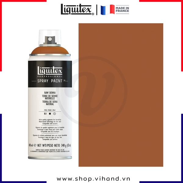 Bình sơn xịt cao cấp Liquitex Professional Spray Paint 330 Raw Sienna - 400ml