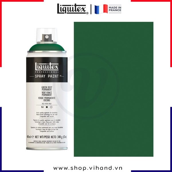 Bình sơn xịt cao cấp Liquitex Professional Spray Paint 350 Green Deep Permanent - 400ml