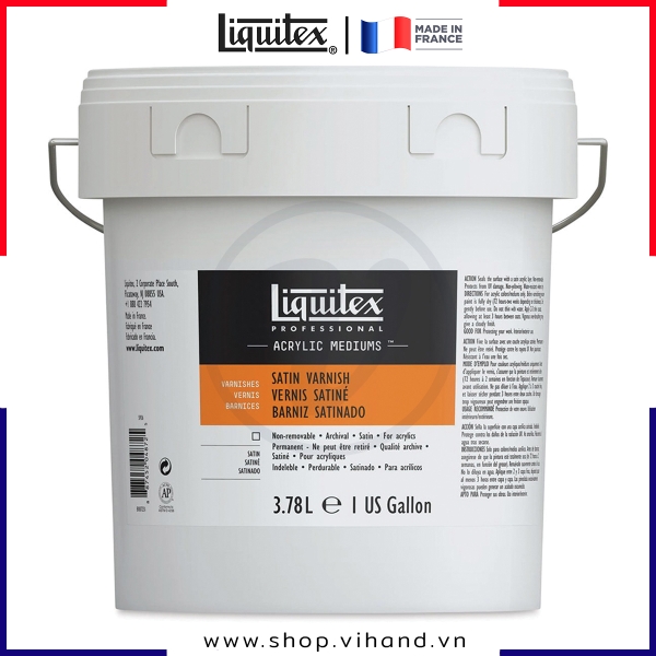 Dung dịch tạo lớp phủ bảo vệ màu Liquitex Professional Gloss Varnish (Bóng) - 3.78L (128Oz)