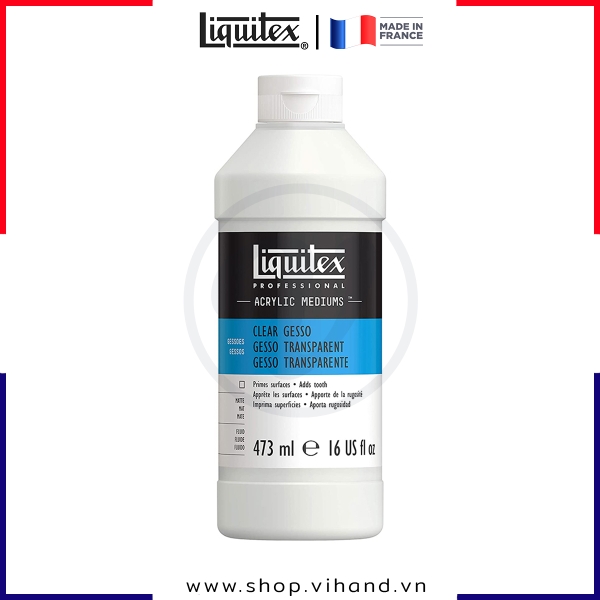 Sơn lót nền cao cấp dạng trong suốt Liquitex Professional Acrylic Clear Gesso - 473ml (16Oz)