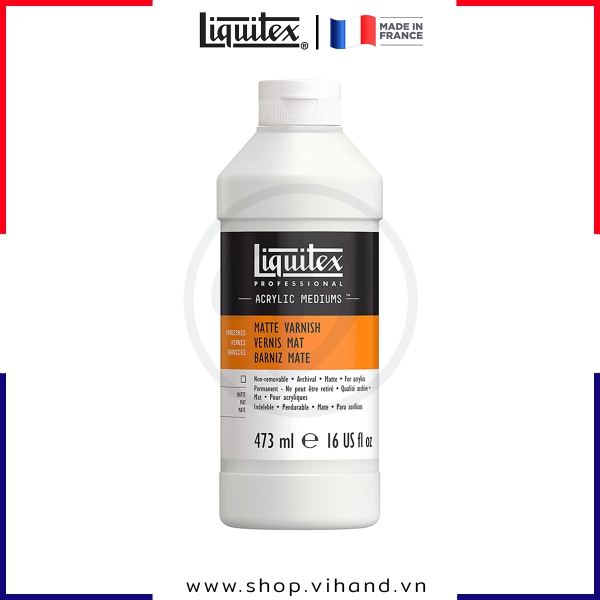 Dung dịch tạo lớp phủ bảo vệ màu Liquitex Professional Matte Varnish (Mờ) - 473ml (16Oz)