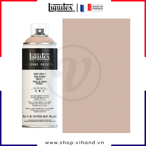 Bình sơn xịt cao cấp Liquitex Professional Spray Paint 7128 Burnt Umber 7 - 400ml