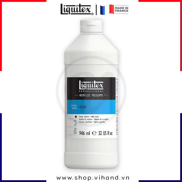 Sơn lót nền cao cấp màu trắng Liquitex Professional Acrylic Gesso - 946ml (32Oz)