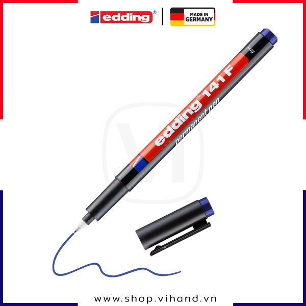 Bút dánh dấu công nghiệp Edding 141 F Permanent Pen - Blue