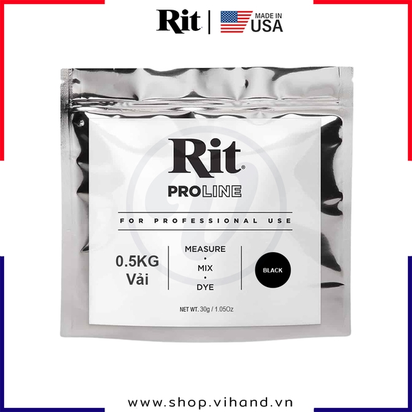 Bột nhuộm quần áo Rit ProLine 30g - Black