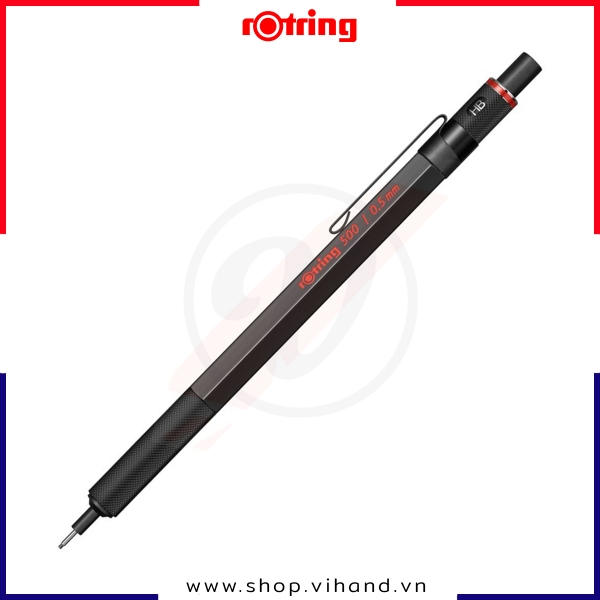 Bút chì cơ học cao cấp Rotring 500 0.5mm - Đen (Black)