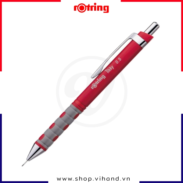 Bút chì bấm Rotring Tikky 0.5mm – Đỏ (Red)