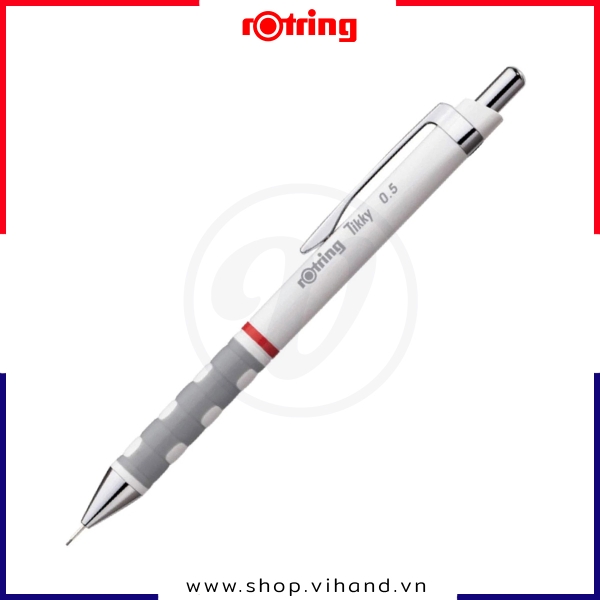 Bút chì bấm Rotring Tikky 0.5mm – Trắng (White)