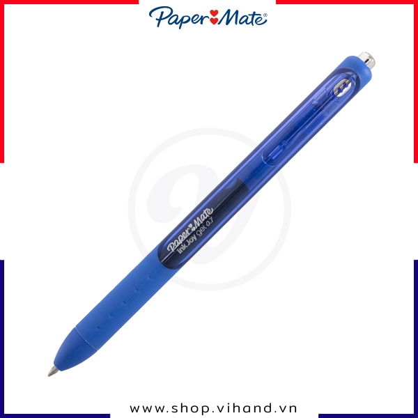 Bút gel đầu bấm Paper Mate InkJoy Gel Medium Point 0.7mm – Màu xanh dương (Blue)