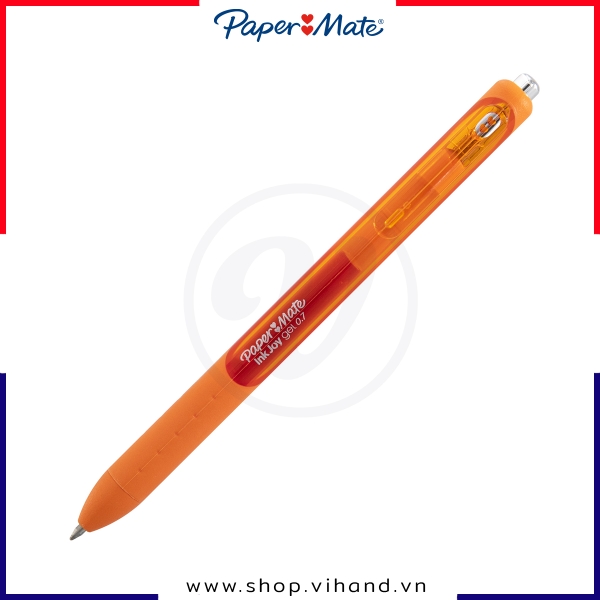 Bút gel đầu bấm Paper Mate InkJoy Gel Medium Point 0.7mm – Màu cam (Orange)