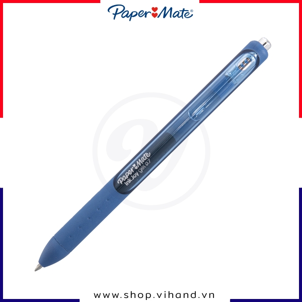 Bút gel đầu bấm Paper Mate InkJoy Gel Medium Point 0.7mm – Màu xanh sẫm (Slate Blue)