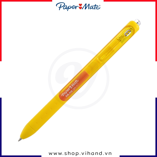 Bút gel đầu bấm Paper Mate InkJoy Gel Medium Point 0.7mm – Màu vàng (Yellow)