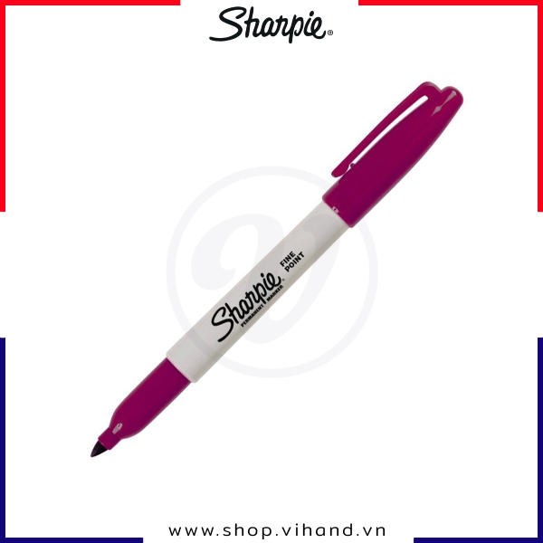Bút lông dầu vẽ trên nhiều chất liệu Sharpie Fine Point 0.9mm - Berry (Màu tím mọng)