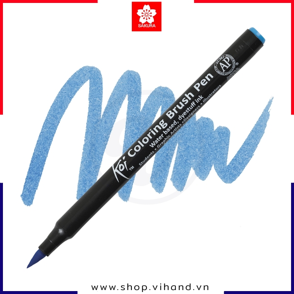 Bút lông ngòi cọ Sakura Koi Coloring Brush XBR#137 – Aqua Blue