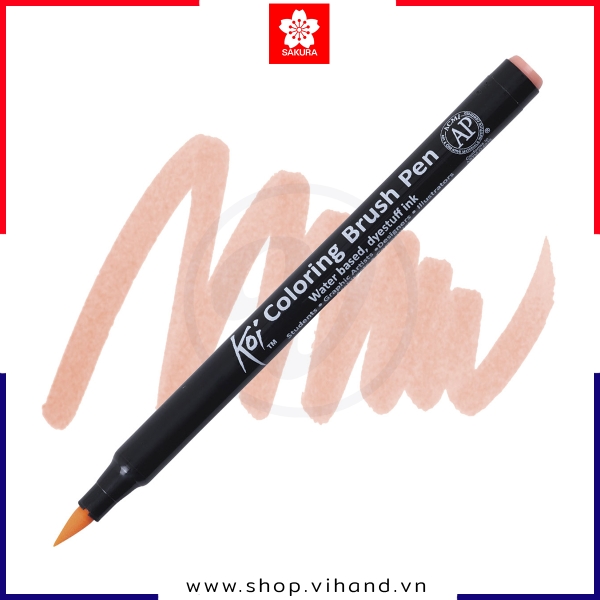 Bút lông ngòi cọ Sakura Koi Coloring Brush XBR#205 – Coral Red