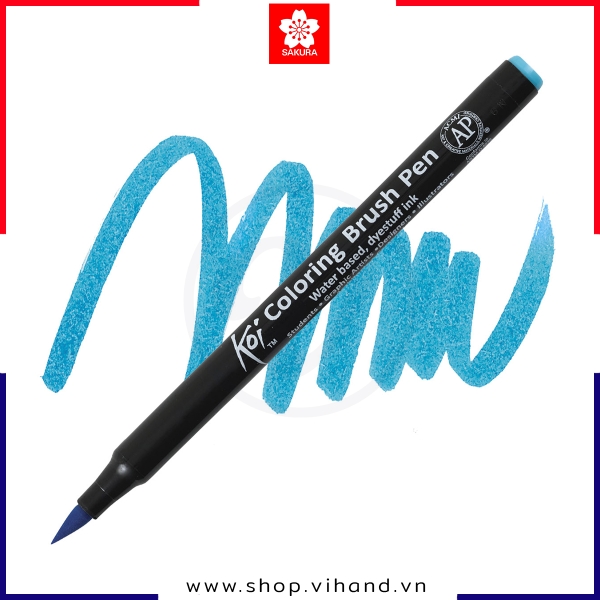 Bút lông ngòi cọ Sakura Koi Coloring Brush XBR#125 – Sky Blue (Xanh da trời)