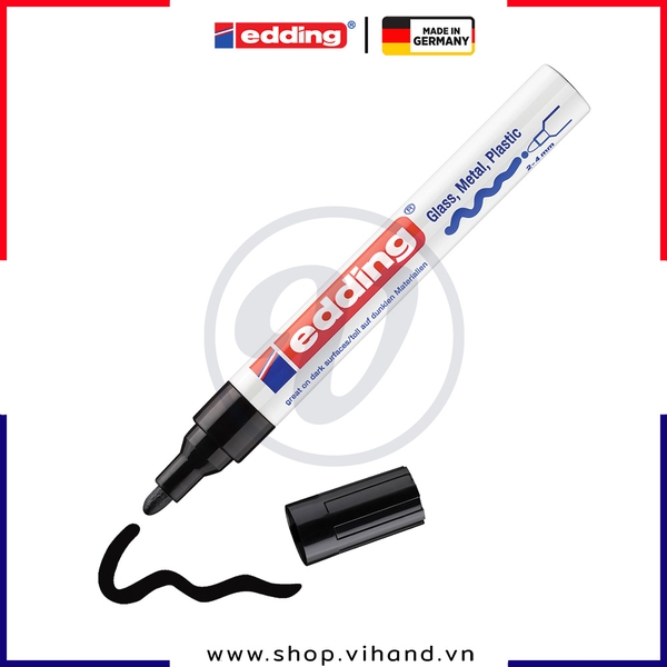 Bút sơn công nghiệp mực gốc dầu Edding 750 Paint Marker - Black