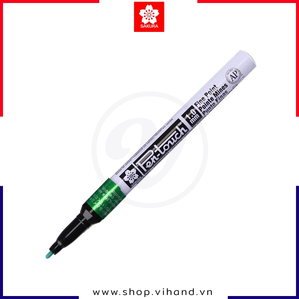 Bút sơn dầu Sakura Pentouch Fine Point 1.0mm XPMKA#29 – Màu Xanh lá (Green)