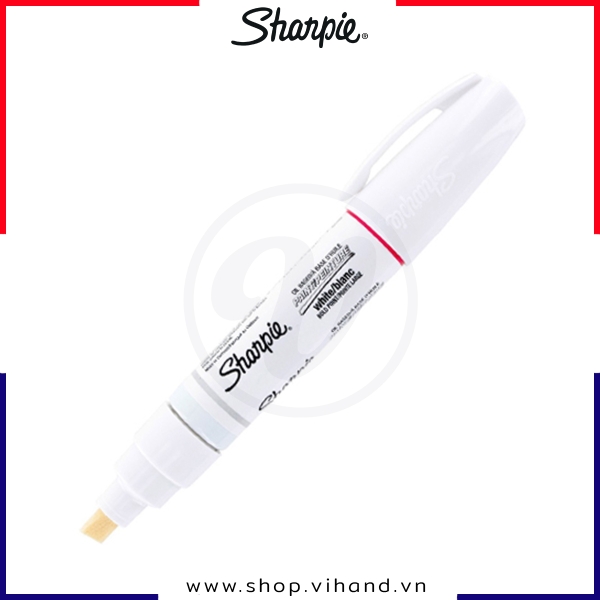 Bút sơn dầu vẽ đa chất liệu Sharpie Oil Based Bold Point - White (Màu trắng)