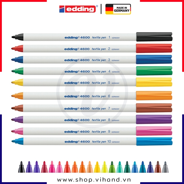 Bút vẽ vải không phai Edding 4600 Textile Marker