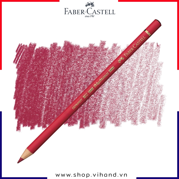 Chì màu cây lẻ Faber-Castell Polychromos 126 - Permanent Carmine