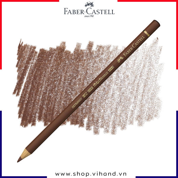 Chì màu cây lẻ Faber-Castell Polychromos 283 - Burnt Sienna