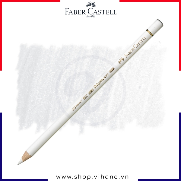 Chì màu cây lẻ Faber-Castell Polychromos 101 - White