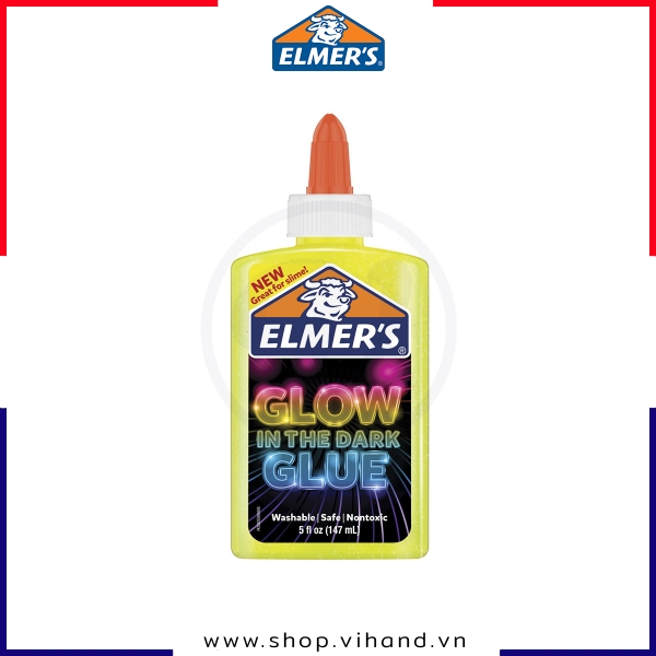 Keo dán phát sáng trong tối Elmer’s Glow in the Dark 147ml – Vàng (Yellow)