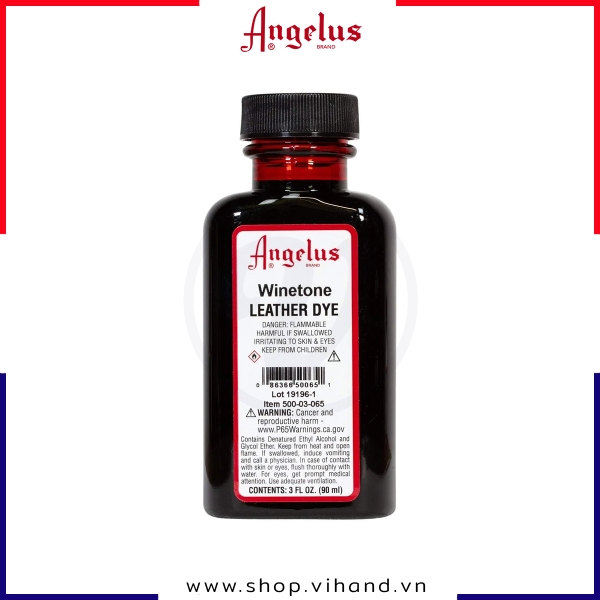 Màu nhuộm da Angelus Leather Dye Winetone 90ml (3Oz) – 065