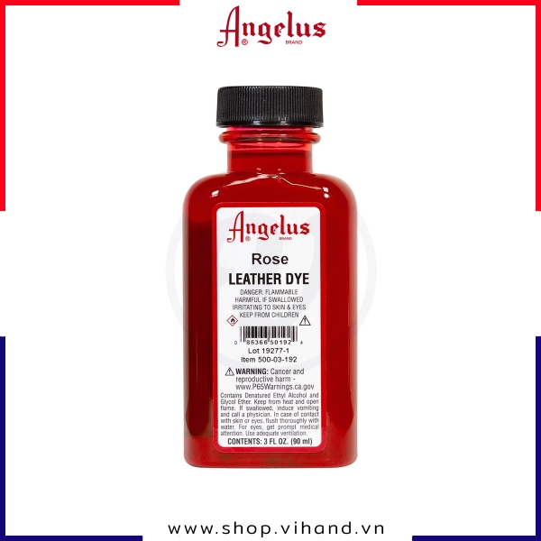 Màu nhuộm da Angelus Leather Dye Rose 90ml (3Oz) – 192