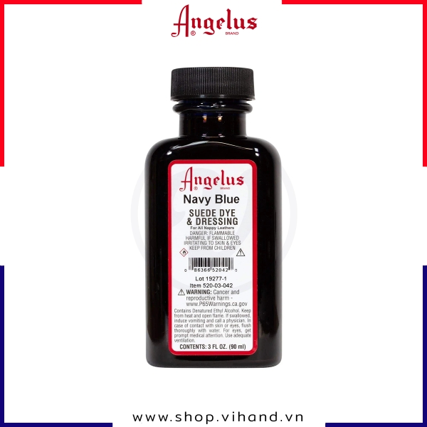 Màu nhuộm da lộn Angelus Suede Dye Navy Blue 90ml (3Oz) – 042