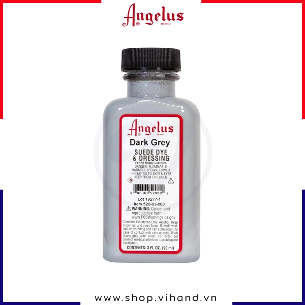 Màu nhuộm da lộn Angelus Suede Dye Dark Grey 90ml (3Oz) – 080