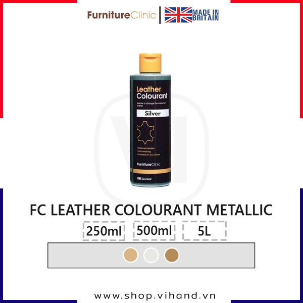 Màu phục hồi sửa chữa đồ da Furniture Clinic Leather Colourant Metallic